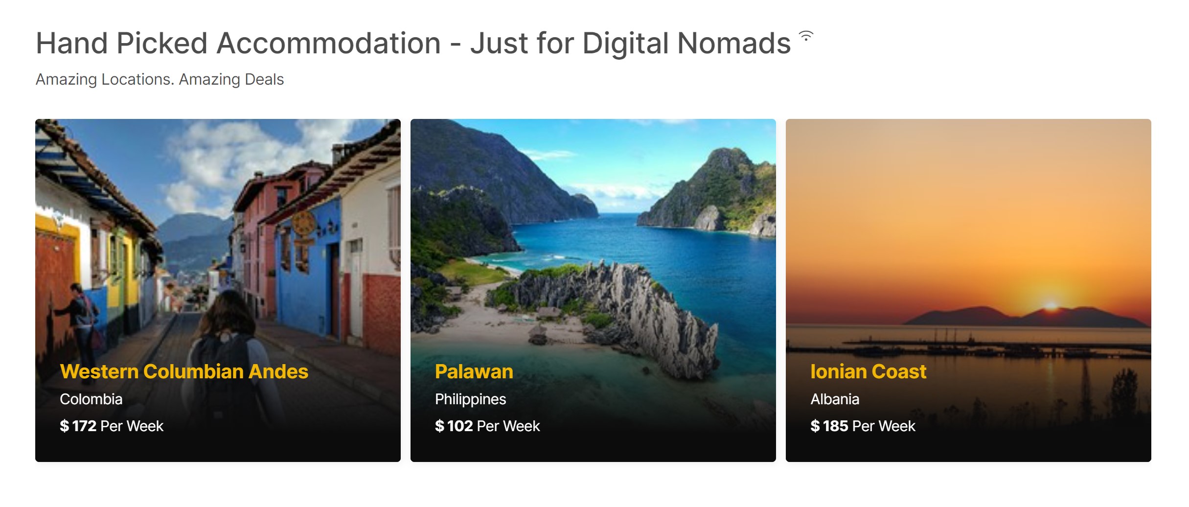 Nomad Stays deals