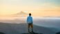 Man on a mountain