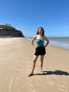 Girl on a beach