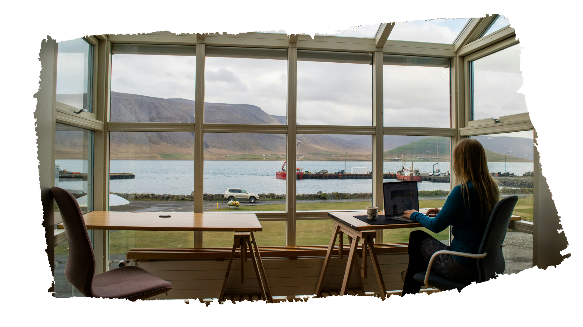 window to remote work