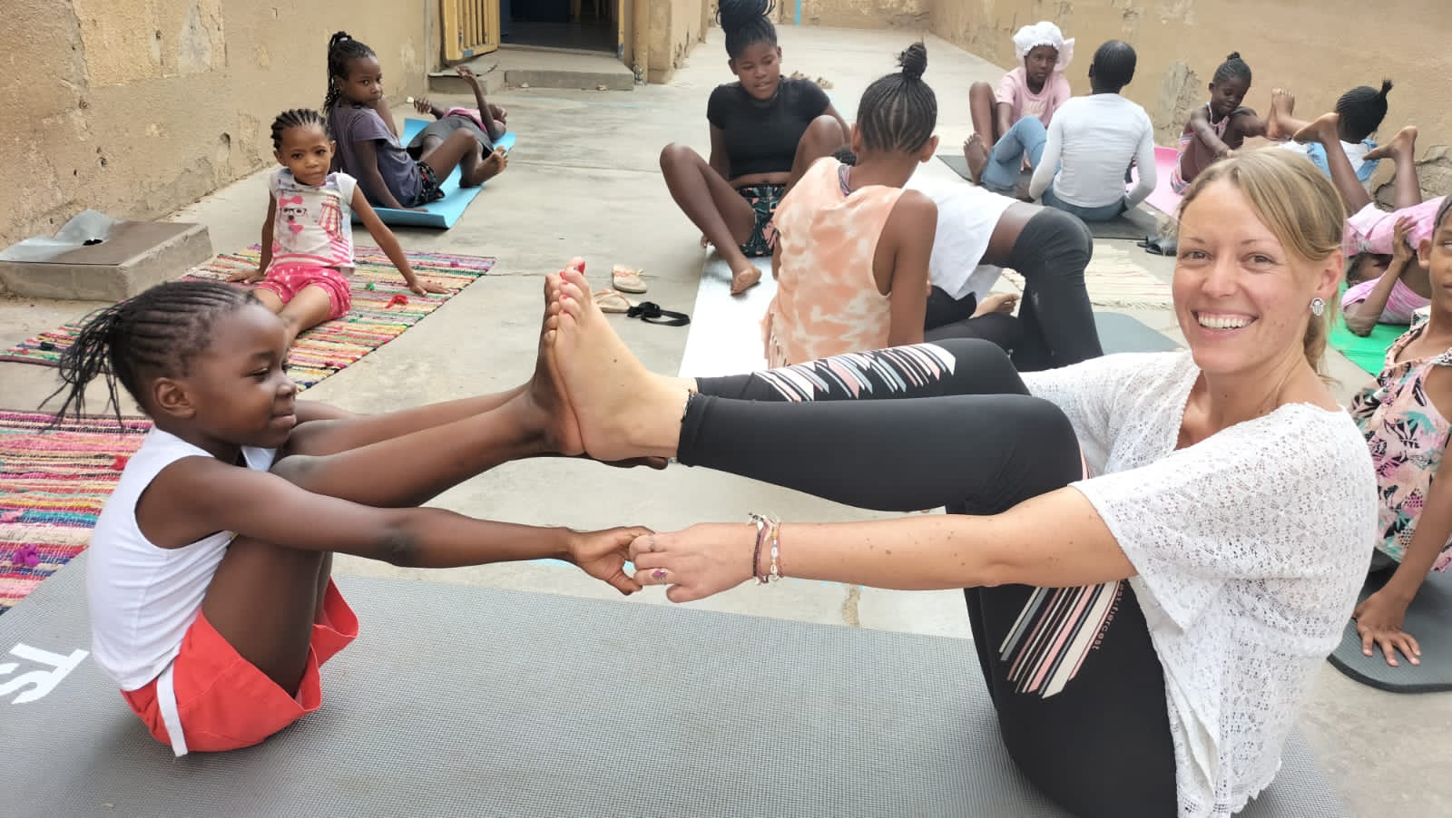 Kids and Yoga in Africa