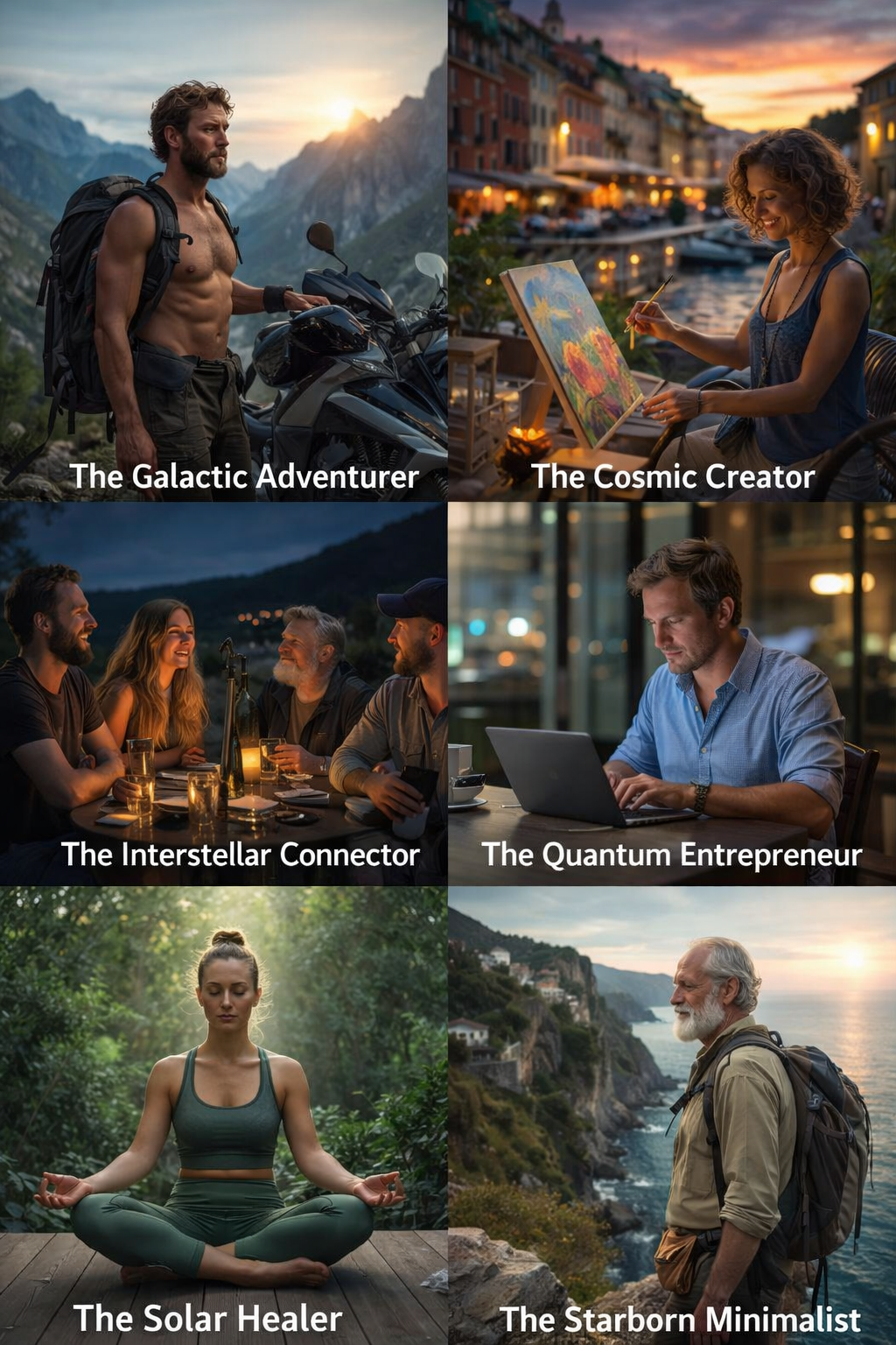 the galactic Travellers Architypes